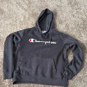 Champion Dark Gray Pullover Hoodie